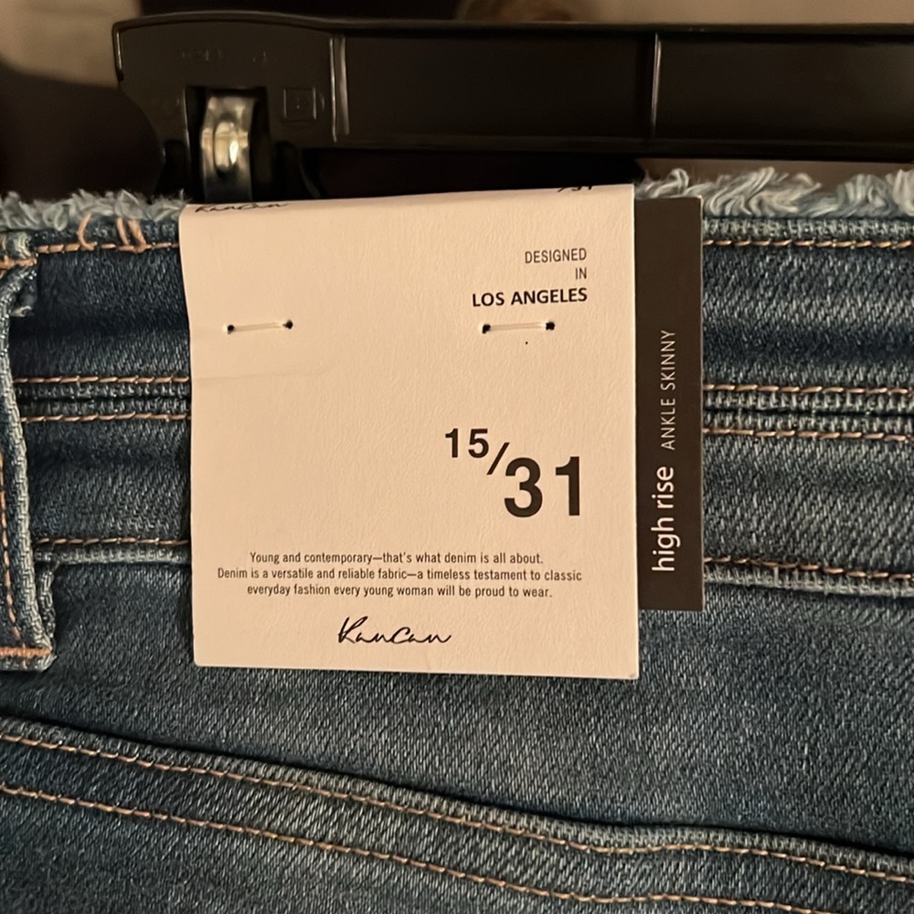 NWT Kancan high rise ankle skinny jeans - Picture 5 of 6
